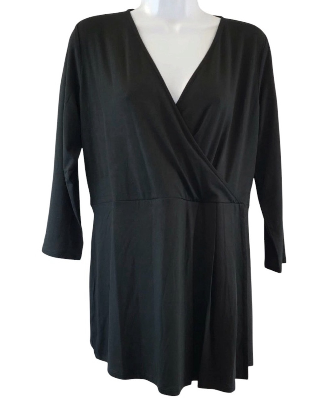 J. Jill Wearever Collection Faux Wrap Top